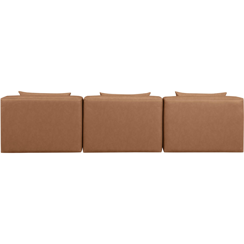 Diamond Modern Furniture Meridian Sofas Stationary 668Brown-S108A IMAGE 3
