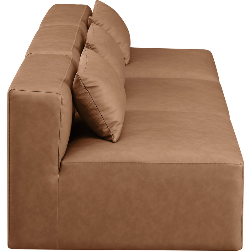 Diamond Modern Furniture Meridian Sofas Stationary 668Brown-S108A IMAGE 5