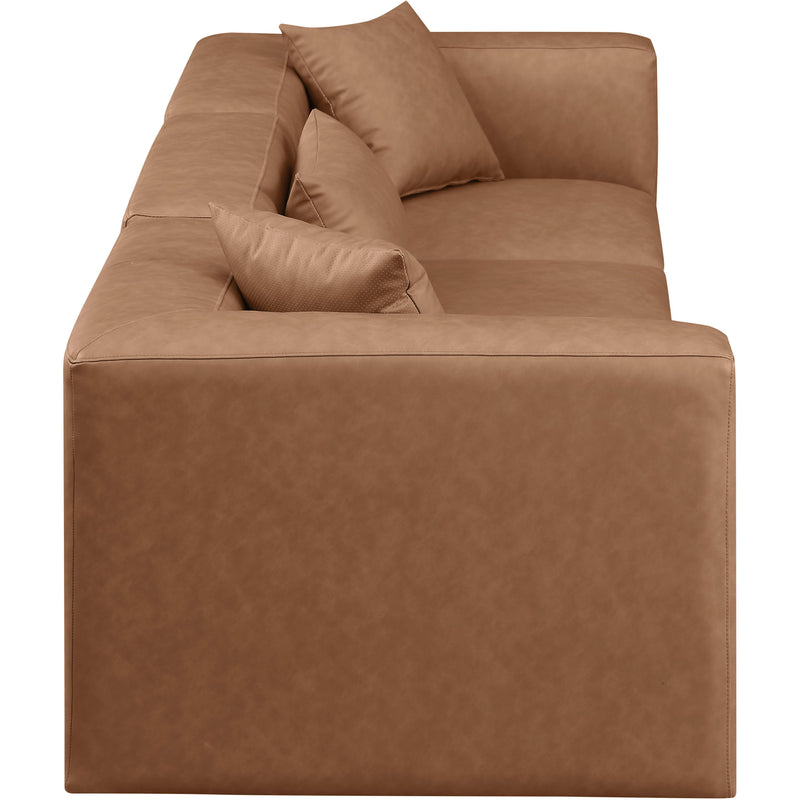 Diamond Modern Furniture Meridian Sofas Stationary 668Brown-S108B IMAGE 5