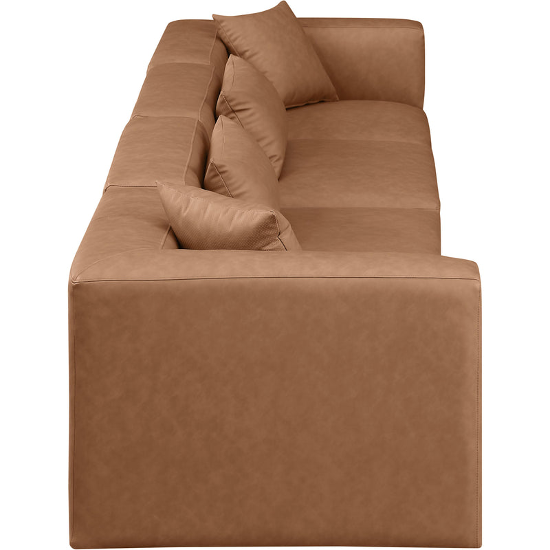 Diamond Modern Furniture Meridian Sofas Stationary 668Brown-S144B IMAGE 5