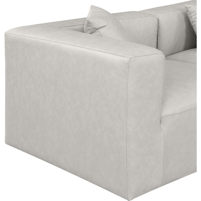 Diamond Modern Furniture Meridian Sectionals Stationary 668Cream-Sec5A IMAGE 6