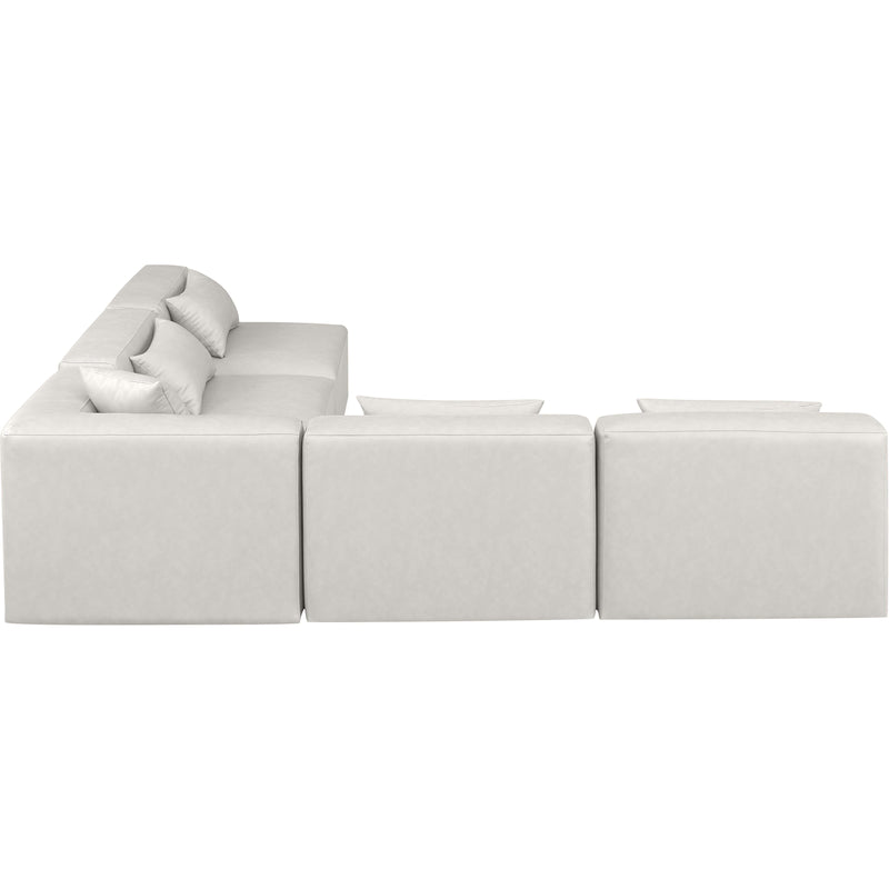 Diamond Modern Furniture Meridian Sectionals Stationary 668Cream-Sec5B IMAGE 5