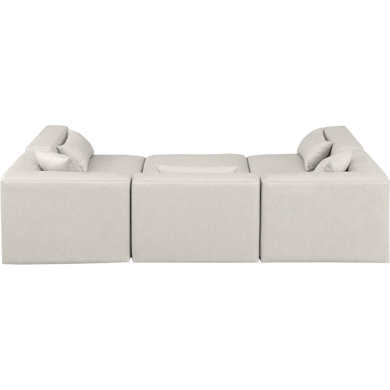 Diamond Modern Furniture Meridian Sectionals Stationary 668Cream-Sec6C IMAGE 3