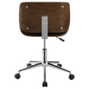 Addington Upholstered Adjustable Office Desk Chair Black