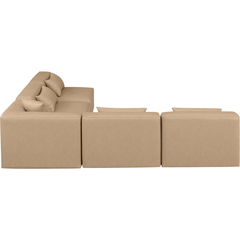 Diamond Modern Furniture Meridian Sectionals Stationary 668Tan-Sec5B IMAGE 5