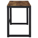 Estrella  Office Desk File Cabinet Set Rustic Nutmeg