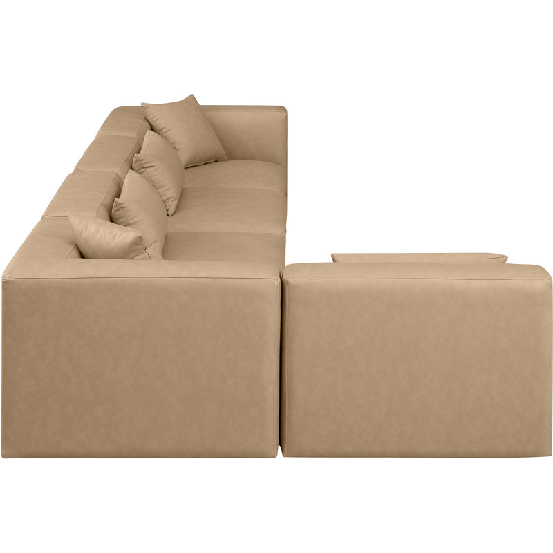 Diamond Modern Furniture Meridian Sectionals Stationary 668Tan-Sec5D IMAGE 5