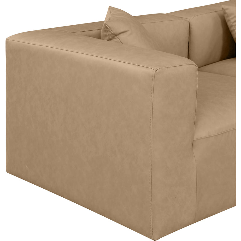 Diamond Modern Furniture Meridian Sectionals Stationary 668Tan-Sec8A IMAGE 6