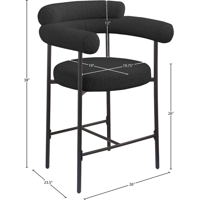 Diamond Modern Furniture Meridian Dining Seating Stools 986Black-C IMAGE 10