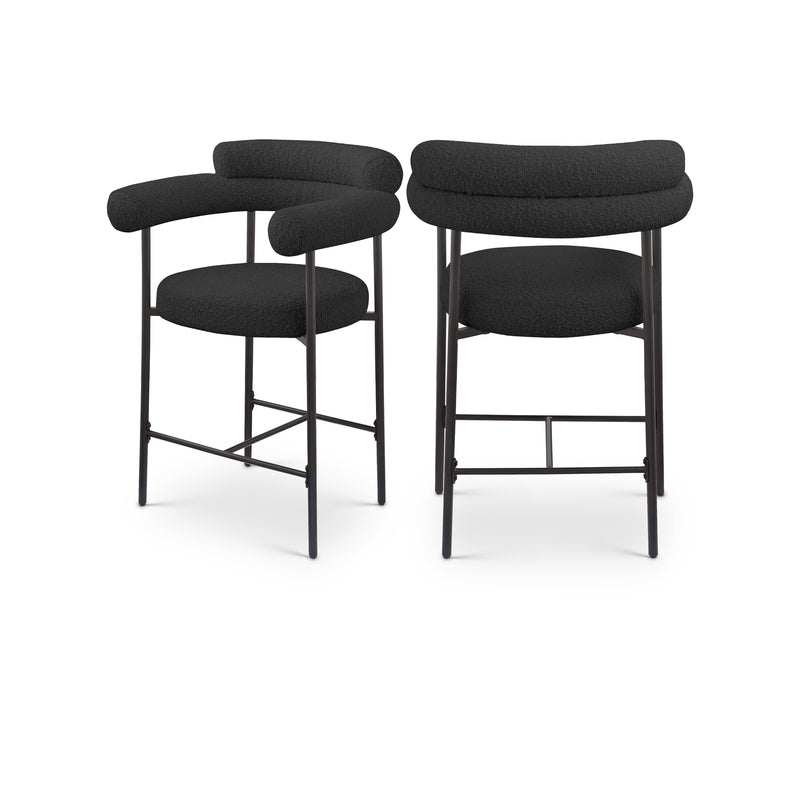 Diamond Modern Furniture Meridian Dining Seating Stools 986Black-C IMAGE 1