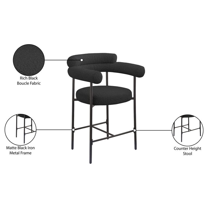 Diamond Modern Furniture Meridian Dining Seating Stools 986Black-C IMAGE 9