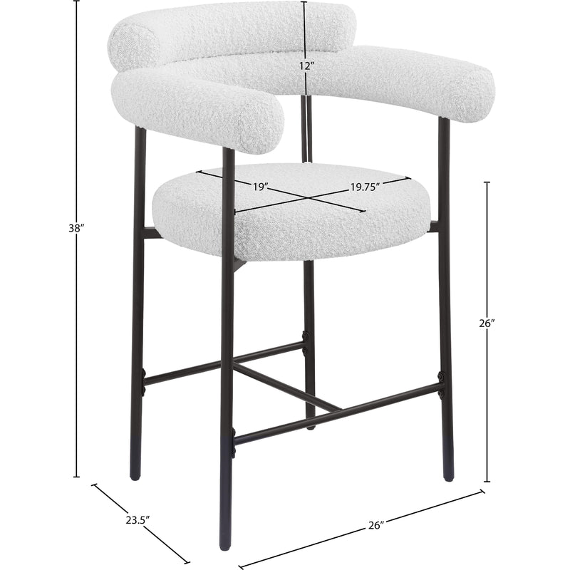 Diamond Modern Furniture Meridian Dining Seating Stools 986Cream-C IMAGE 10