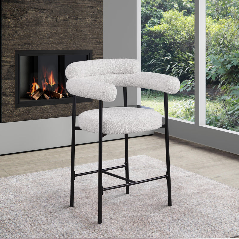 Diamond Modern Furniture Meridian Dining Seating Stools 986Cream-C IMAGE 8