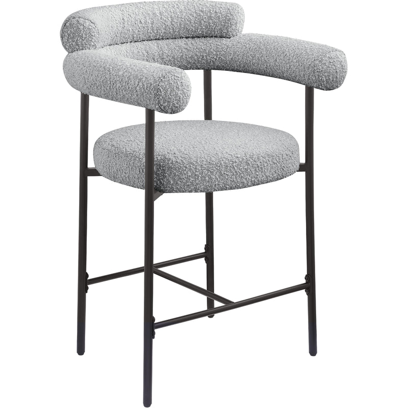 Diamond Modern Furniture Meridian Dining Seating Stools 986Grey-C IMAGE 3