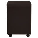 Skylar 3-drawer Home Office Mobile File Cabinet Cappuccino