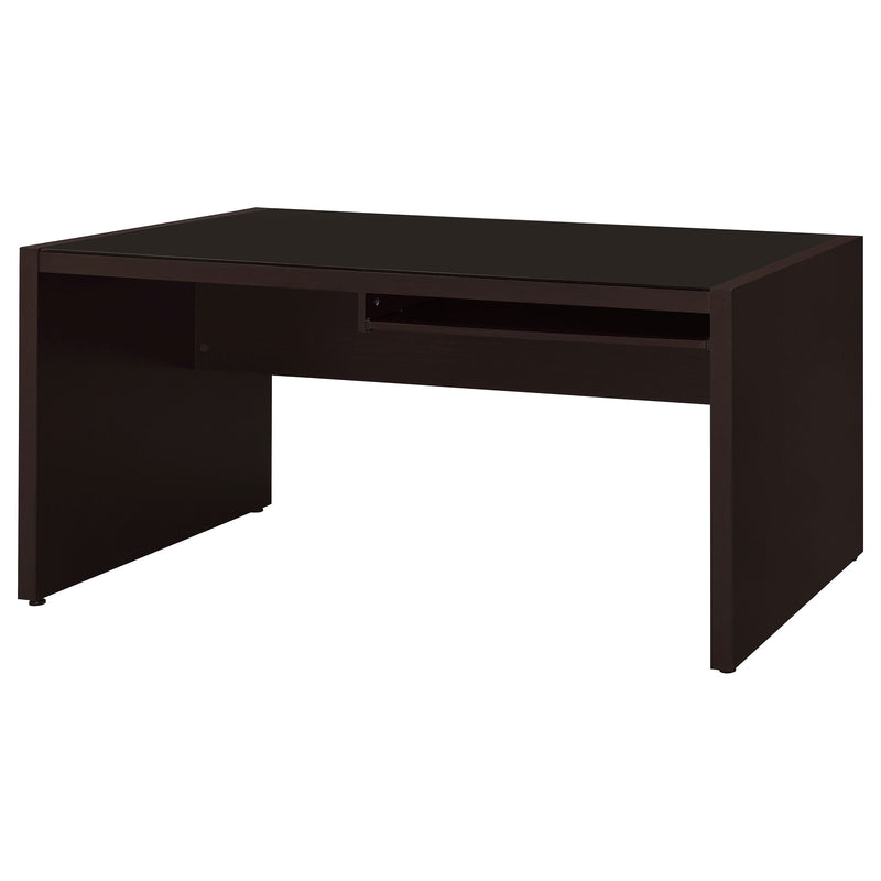 Skeena 35-inch Home Office Mobile Return Desk Cappuccino