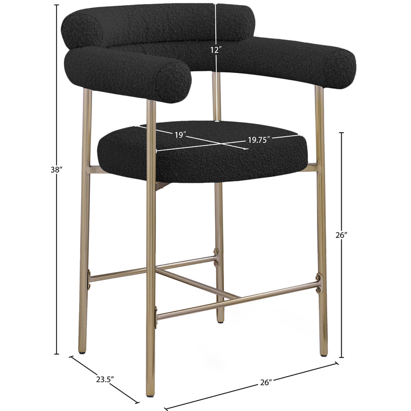 Diamond Modern Furniture Meridian Dining Seating Stools 993Black-C IMAGE 10