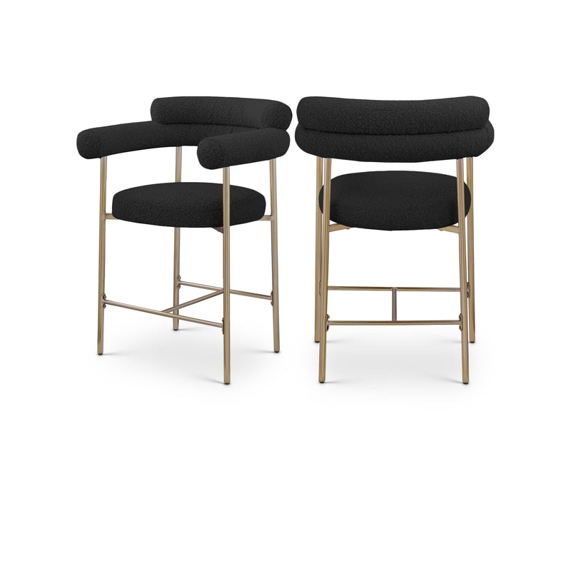 Diamond Modern Furniture Meridian Dining Seating Stools 993Black-C IMAGE 1