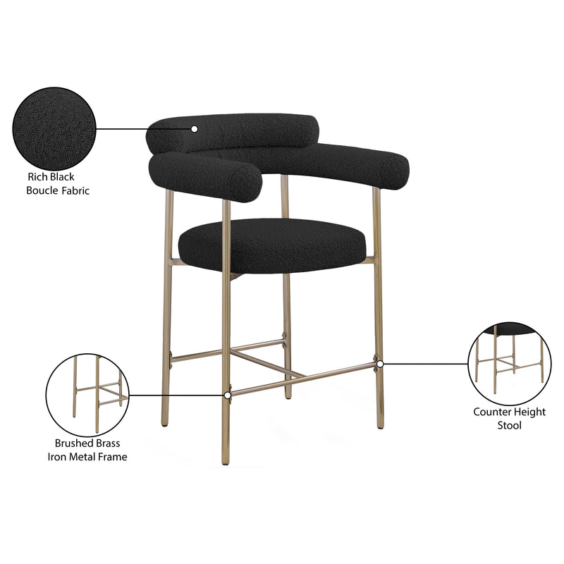 Diamond Modern Furniture Meridian Dining Seating Stools 993Black-C IMAGE 9