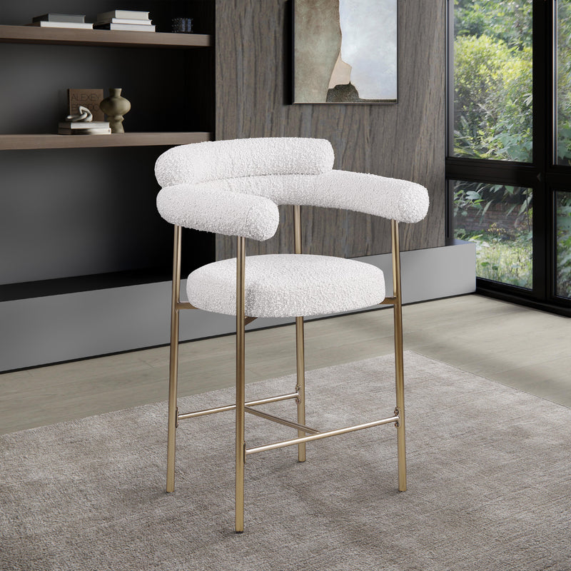 Diamond Modern Furniture Meridian Dining Seating Stools 993Cream-C IMAGE 8