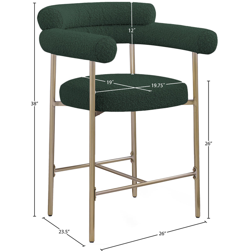 Diamond Modern Furniture Meridian Dining Seating Stools 993Green-C IMAGE 10