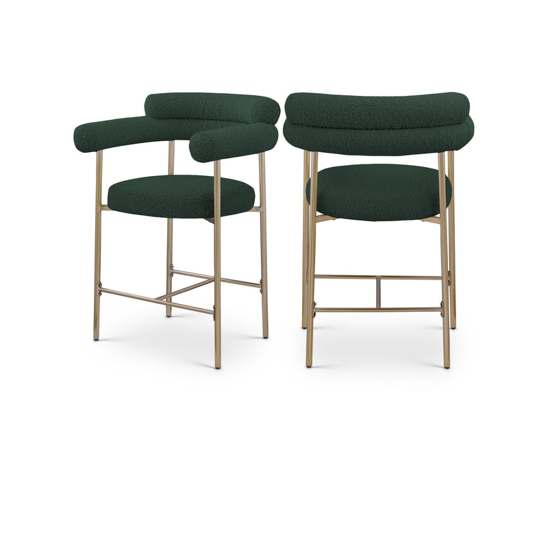 Diamond Modern Furniture Meridian Dining Seating Stools 993Green-C IMAGE 1