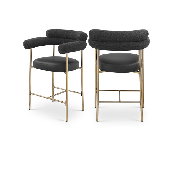 Diamond Modern Furniture Meridian Dining Seating Stools 994Black-C IMAGE 1