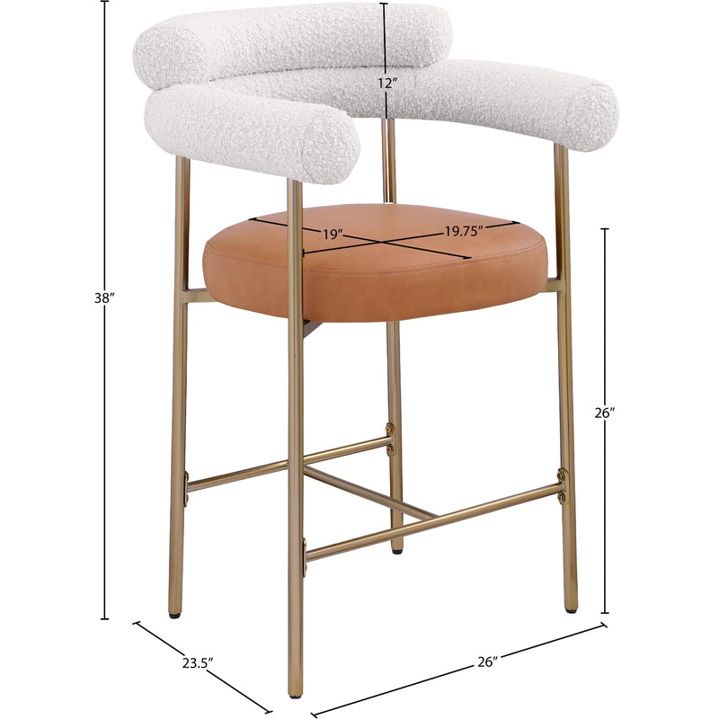 Diamond Modern Furniture Meridian Dining Seating Stools 994Cognac-C IMAGE 10