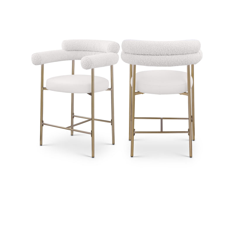 Diamond Modern Furniture Meridian Dining Seating Stools 994Cream-C IMAGE 1