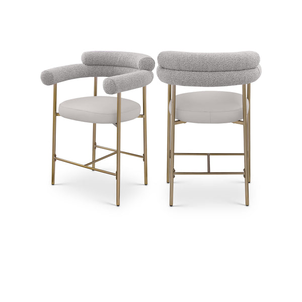 Diamond Modern Furniture Meridian Dining Seating Stools 994Taupe-C IMAGE 1