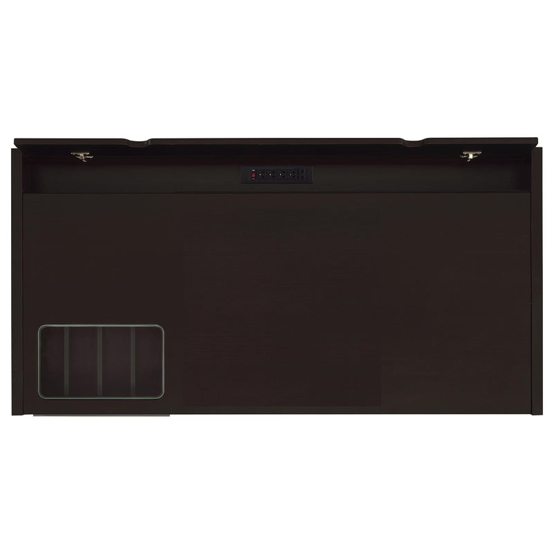 Halston 60-inch 3-drawer Office Computer Desk Cappuccino