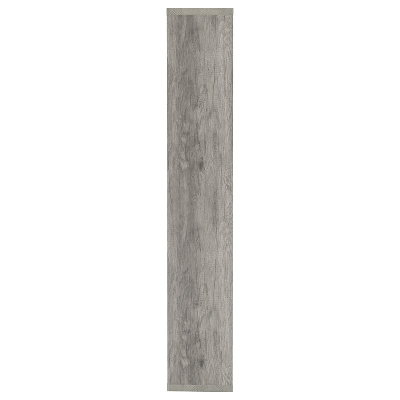 Theo 71-inch 7-shelf Bookshelf Cappuccino