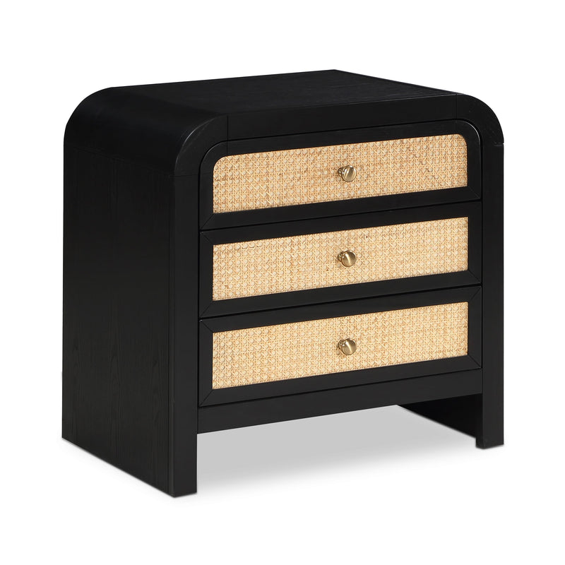 Diamond Modern Furniture Meridian Nightstands Nightstands SienaBlack-NS IMAGE 1