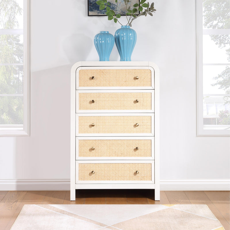 Diamond Modern Furniture Meridian Chests Chests SienaWhite-CH IMAGE 2