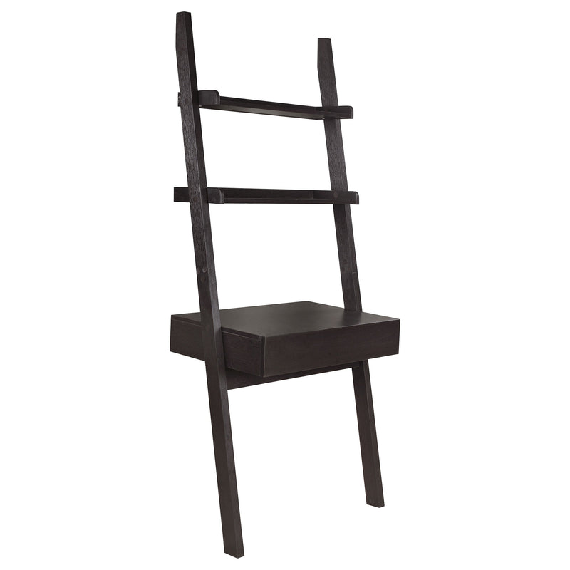 Colella  Ladder Desk and Bookcase Set Cappuccino