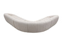 Divani Casa Yolonda - Modern Beige Curved Sectional Sofa