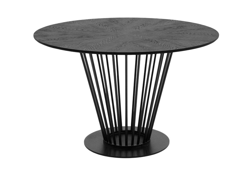 Modrest Conroy - Modern Black Round Dining Table