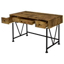 Analiese  Computer Desk Bookcase Set Rustic Nutmeg