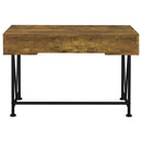 Analiese  Computer Desk Bookcase Set Rustic Nutmeg