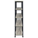 Analiese 63-inch 4-shelf Double Bookshelf Grey Driftwood