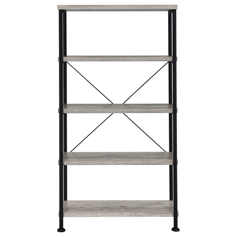 Analiese 63-inch 4-shelf Bookshelf Grey Driftwood