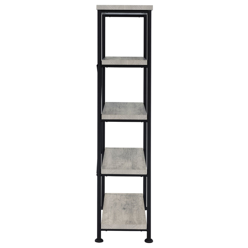 Analiese 63-inch 4-shelf Bookshelf Grey Driftwood