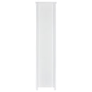 Dylan 68-inch 4-shelf Storage Bookshelf Weathered Grey