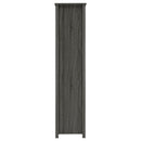 Dylan 68-inch 4-shelf Storage Bookshelf Weathered Grey