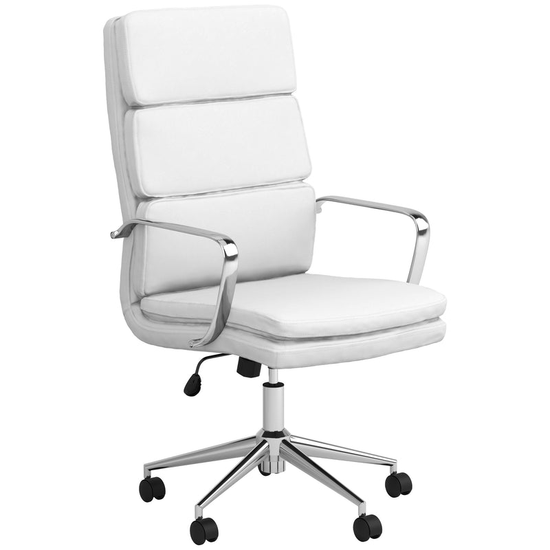 Ximena Upholstered Adjustable High Back Office Chair Black