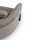 Modrest Forbis - Contemporary Grey Fabric Accent Chair