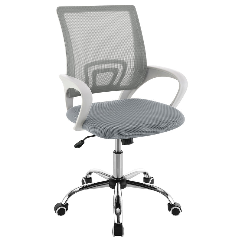 Felton Upholstered Adjustable Home Office Desk Chair Black