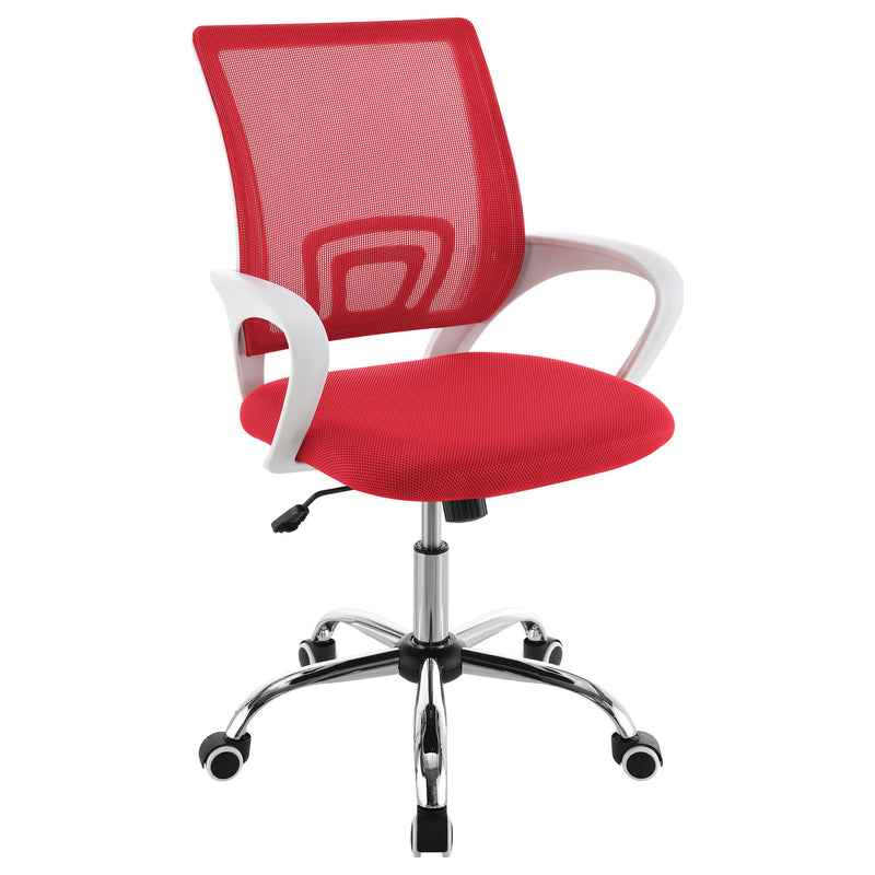 Felton Upholstered Adjustable Home Office Desk Chair Black