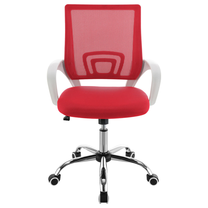 Felton Upholstered Adjustable Home Office Desk Chair Black