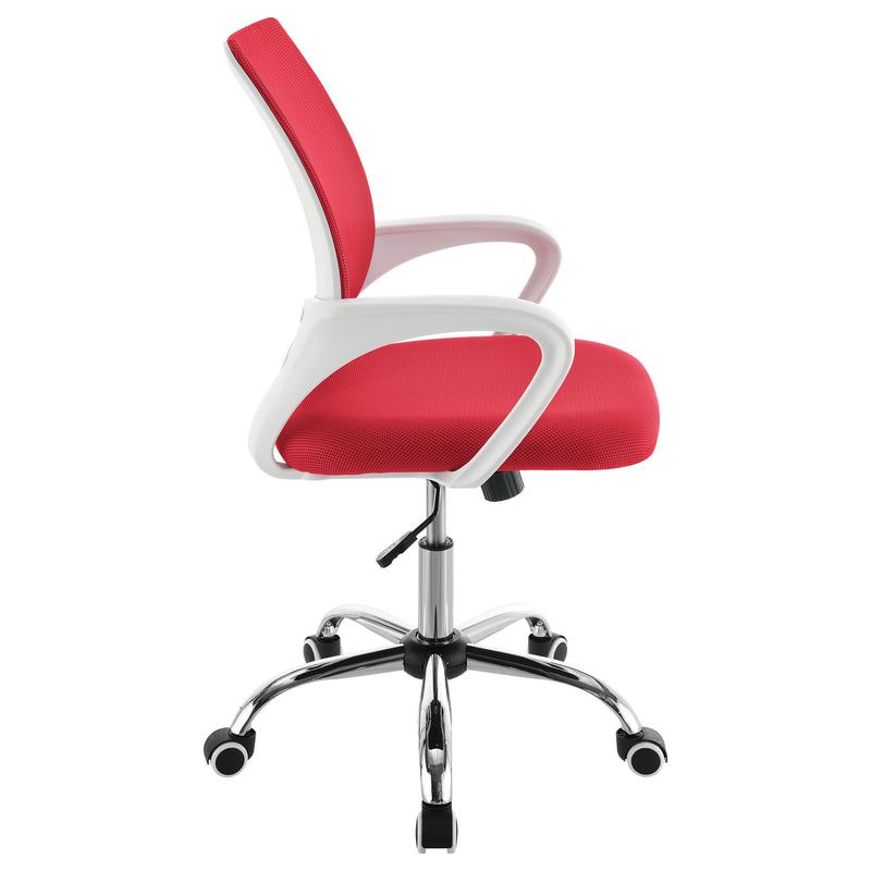 Felton Upholstered Adjustable Home Office Desk Chair Black